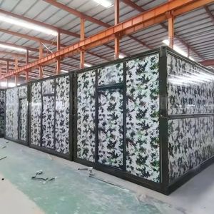 Bâtiment temporaire, maison conteneur pliable 20 pieds 40 pieds, abris d'urgence, maison conteneur modulaire préfabriquée de type X pliable - Product Image 3