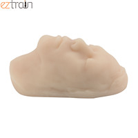 Modelo de Entrenamiento para Inyecciones Faciales, Cabeza de Maniquí Masculino de Silicona con Huesos Simulados, Entrenamiento Médico, Práctica de Botox