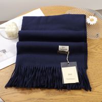 Écharpe de cou mode pour femme, couleur unie, épaisse et chaude, avec pompons, double usage, douce, en peluche, effet cachemire