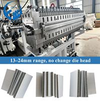 Machine d'extrusion de coffrage en plastique PP, ligne de production de panneaux creux de 13-20 mm avec garantie sur le fuselage à vis
