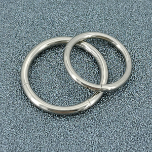 <strong>Titanium</strong> Basic Hinged Piercing Tools Jewelry <strong>Clicker</strong> Hoop <strong>Rings</strong> Gold ASTM F136 20G 18G 16G 14 Gauge CLASSIC Engagement <strong>Ring</strong> VA01
