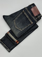 Jean droit décontracté pour homme, importé, bleu clair, design fin, toucher coton confortable, polyvalent