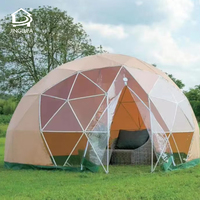 Salle à manger décontractée en extérieur détachable personnalisée salle dôme Igloo en polycarbonate pare-pluie panoramique dôme étoile transparent