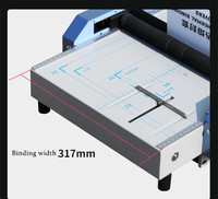 Machine à faire des livrets multifonctionnelle 3 en 1, conçue pour le traitement polyvalent du papier, y compris l'agrafage, le pliage et les tâches d'agrafage latéral