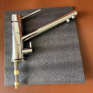 Robinet de cuisine et de salle de bain <span class=keywords><strong>SANIPRO</strong></span> chromé à levier unique rotatif, mitigeur d'évier extractible en SUS304 - Product Image 2