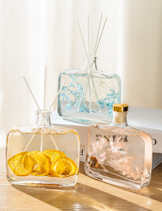 100ml 200ml phẳng dễ thương ưa thích rỗng phòng sang trọng Nước hoa sậy khuếch tán chai thủy tinh với nút chai có nắp đậy - Product Image 3