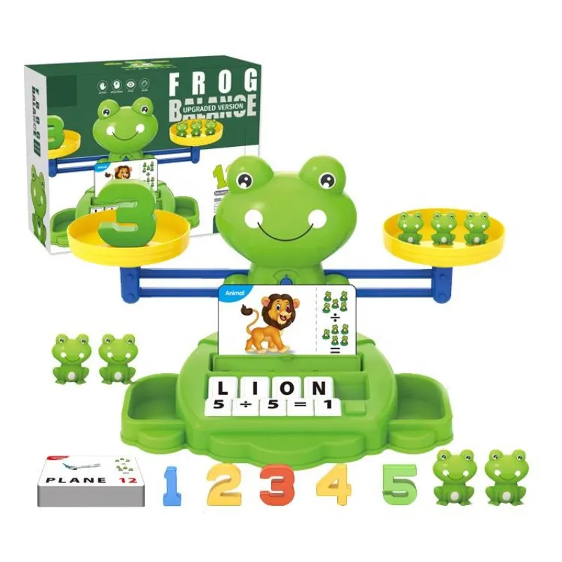 Frosch Balance Waage Kinder Montessori Mathe Spielzeug Digital Number Brettspiel Pädagogisches Lernspiel zeug Lehrmaterial