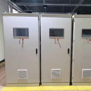 Gabinete de control PLC para equipos de distribución de energía Especificaciones de voltaje múltiple Gabinetes de distribución de conversión de frecuencia - Product Image 1