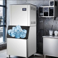 Machine de fabrication industrielle de blocs de glaçons Hielo pour la fabrication de petits flocons de glace en cristal Prix commercial à vendre de la glace