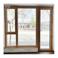 Ventanas Abatibles de Aluminio y Madera Anti-Huracán de Estándar Profesional, Insonorizadas y con Malla Protectora para Cocina, Exterior