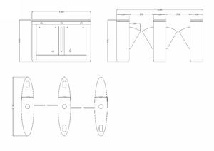 Offre Spéciale Hoverport Déflecteur D'aileron de Scanner de Code Barres de Tourniquet de Porte De Barrière - Product Image 3