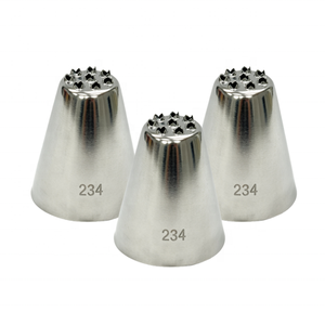 3 pcs #234 8-hole Grass Pastry Tip, Baking Cake Decorating <b>Tool</b> for Cake, cupcake and <b>cookies</b> - Product Image 1