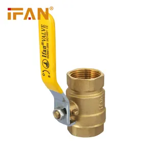 IFAN Factory Directly Gas Ball Valve Male Female Threaded Forged All Size 1/4'' - 4'' Brass Ball Gas Valve