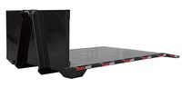Caisse de camion à plateau roulant, caisse à plateau plat, crochet de levage, plateau plat