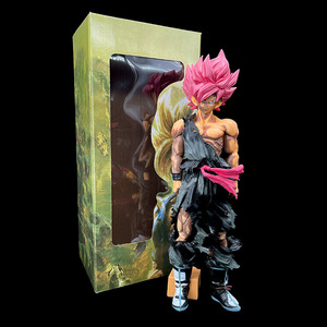 Figuras Son Goku 33cm Dragon Balls Z Anime Super Saiyan Acción Figma Modelo Muñeca Brinquedos Decoración Hogar Regalo de Navidad Juguete de coleccionista - Product Image 2