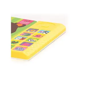 लोकप्रिय डिज़ाइन चिल्ड्रेन एनिमल साउंड बुक हार्डकवर वॉयस लर्निंग बुक