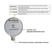 HIGHJOIN HFM500 Débitmètre thermique OEM personnalisable SS304/316L Sortie PNP IP67 100Bar