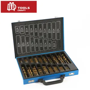 170 pc HSS מקדחי סט 1-10mm 170pcs איכות מקדחי מתכת מקרה