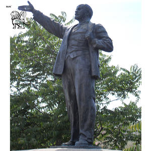 <span class=keywords><strong>Street</strong></span> <span class=keywords><strong>Art</strong></span> Extérieur Métal Grande Sculpture En Bronze Grand Homme Jardin Statue De Lénine - Product Image 4