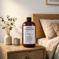 Vente en gros usine – Liquide de recharge d'aromathérapie 500 ml, diffuseur de parfum d'intérieur longue durée au bois de santal pour maison