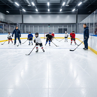 Pista de Hielo Sintético Autolubricante de Alta Densidad UHMWPE para Entrenamiento de Hockey en Patio Trasero y Patinaje Artístico