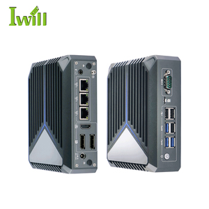 Mini PC mince sans ventilateur J6412 DDR4 128 Go de RAM 6*USB 2*2.5G LAN pour l'éducation industrielle N1121 N1121 - Product Image 4
