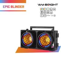 Luz LED RGBALC de Aluminio Independiente IP65 E27 CL-2EP, Matriz de Doble Cabezal con Control DMX512 para DJ, Discoteca, Conciertos