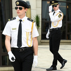 Thiết kế người đàn ông khách sạn mùa hè an ninh bảo vệ làm việc đồng phục áo sơ mi an toàn - Product Image 4