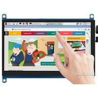 Écran tactile capacitif LCD de 7 pouces (H), 1024*600, IPS, prise en charge de divers systèmes