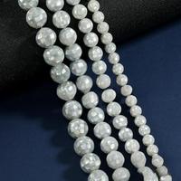 Cube en nacre naturelle des mers profondes/perles rondes pour bricolage collier bracelet artisanat