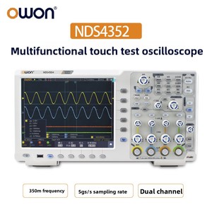 Osciloscopio de Escritorio Multifuncional de Doble/Cuatro Canales Owon Serie NDS4000, Táctil, con Batería, Precisión de 0.1, Muestreo de 1g, 1 Año de Garantía - Product Image 5