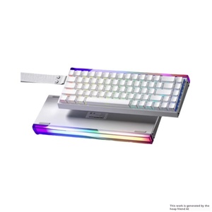 Teclado Mecánico AULA Tarantula HERO68HE de Ejes Magnéticos Intercambiables en Caliente, Tres Modos, para Diestros, USB-C, para Juegos Electrónicos FPS, Universal - Product Image 2