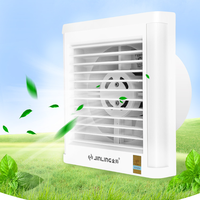 Obturateur à pression d'air Salle de bain 4 "6" Fenêtre Montage mural Extracteur de ventilation Ventilateur d'extraction avec SASO CB B3