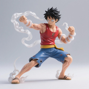Tokoh aksi Anime Luffy, mainan koleksi Dekorasi Model PVC