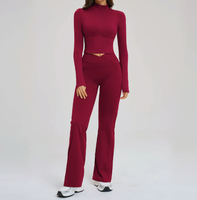 Nouvel ensemble décontracté pour femme, style sportswear, taille élastique unie, effet transparent, zippé, idéal pour le fitness en extérieur, la course à pied, coupe-vent et séchage rapide