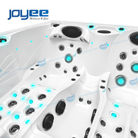 JOYEE OEM Spa rectangulaire moderne en acrylique de qualité supérieure, facile à installer, idéal pour jardin, hôtel, famille, avec contrôle Balboa – Meilleures ventes
