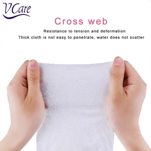 Lingettes humides jetables en bambou spunlace pour le nettoyage des chaussures, prix usine, adaptées aux bébés, en coton, pour les soins domestiques et les soins de la peau - Product Image 5