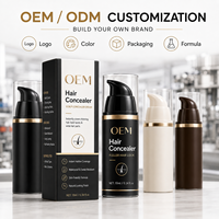 Corrector Capilar Mágico Impermeable, Fórmula Vegana OEM ODM para Hombres y Mujeres, Polvo para Retocar la Raíz y Rellenar el Cabello