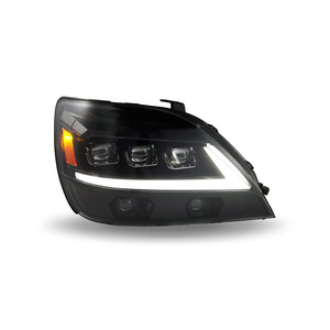 For 98-03 <b>LED</b> <b>Headlight</b> Assembly Kit With Daytime Running Lights & Turn Signal Blue 12V Light Color 12v <b>LED</b> <b>Headlights</b> for 98-03 - Product Image 4