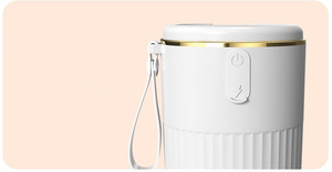 Nuovo articolo OEM 7.4V 80W 340ML Usb ricaricabile Mini portatile succo di frutta frullatore con Display LCD per interni, esterni - Product Image 6