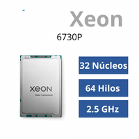 Xeon 6530P 32 Core 225W 2.3GHz 144M Cache FCLGA4710 Socket Untuk Pusat Data Virtualisasi Komputasi Awan AI Workload CPU