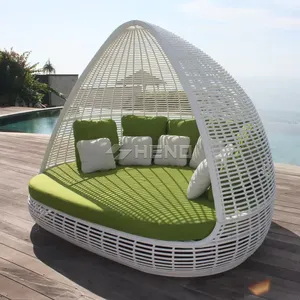 Chaise longue de piscine de haute qualité en PE imperméable pour hôtel, mobilier de loisirs, chaise longue de piscine extérieure, <span class=keywords><strong>lit</strong></span> de plage - Product Image 2