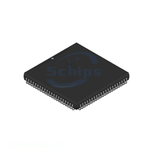 HSP43220JC-15 Electronic Circuit Components Interface DECIMATING DIGITAL FILTER 84 LCC (J Lead) In Stock - Product Image 1