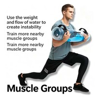 Sac d'eau Aqua Bag original pour l'entraînement de fitness et l'équilibre corporel, sac de musculation ultime en PVC, alternative au sac de sable
