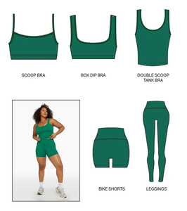 Short de yoga solide à taille haute et taille haute sur mesure pour femmes, taille plus, fitness d'été - Product Image 4