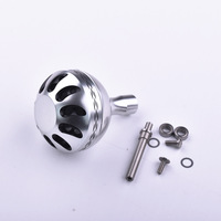 Poignée sphérique universelle en alliage d'aluminium pour moulinet de pêche à la ligne, accessoire de poignée de moulinet spinning en forme de goutte d'eau, fabriqué en Chine