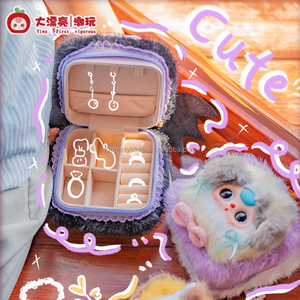 100% Authentique Série de boîtes à bijoux en peluche Baby Three, Boîte mystère, Figurine de rangement en PVC souple et velours, Thème Frozen, Jouet tendance, Cadeau d'anniversaire mignon - Product Image 4
