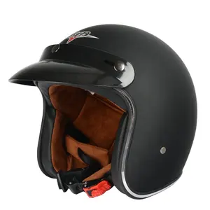 Otorcycle-Casco Jet intage retro, 3/4