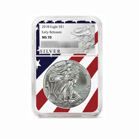 Supports de pièces de monnaie graduées PCGS NGC professionnels de 18 mm, 19 mm, 21 mm, en plastique personnalisé, contrefaits pour pièces de monnaie graduées