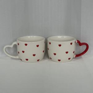 Mug en porcelaine professionnel, nouveau design, esthétique mouchetée, romantique, cadeau d'affaires, compatible lave-vaisselle et micro-ondes - Product Image 3